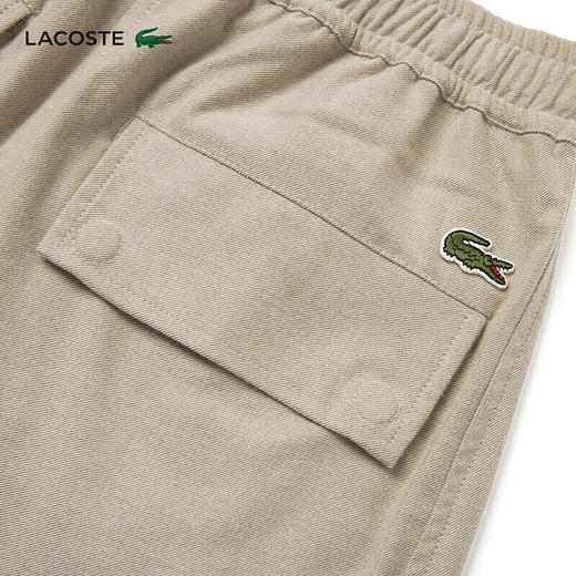 Lacoste法国鳄鱼女装新款时尚百搭休闲直筒裤长裤HF7449-10 商品图4