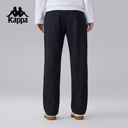 Kappa卡帕背靠背运动长裤新款复古休闲裤女款直筒弹力裤针织裤子K0F22AK45 商品图3