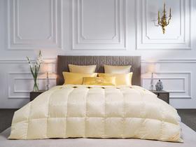 皇锦1200g加厚95绒双人进口匈牙利鹅绒暖冬被芯HJ11696