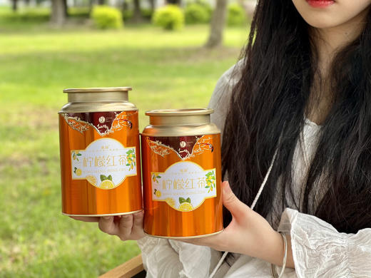 【🌸送手提袋！强韵 橙色罐柠檬红茶两罐装】🔹 网红爆款小柠红 🍂二者完美融合 | 🌵采用的是四川安岳黄金柠檬🔥 +云南古树滇红茶 🌈甘醇度比普通柠檬红茶高三倍。 商品图5