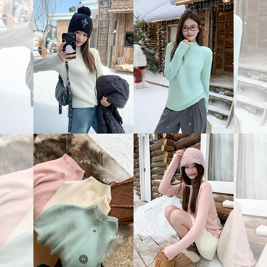 【110元任选2件】3色加绒打底衫 商品图10