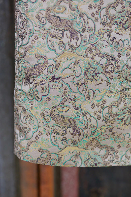 盛唐牡丹|儿童系列|Kids 牛首龙纹对襟马甲 商品图9