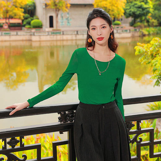 新月蓝弹力网纱T恤 | 杨丽萍老师同款 | 六色齐全 | 现货加急发 商品图2