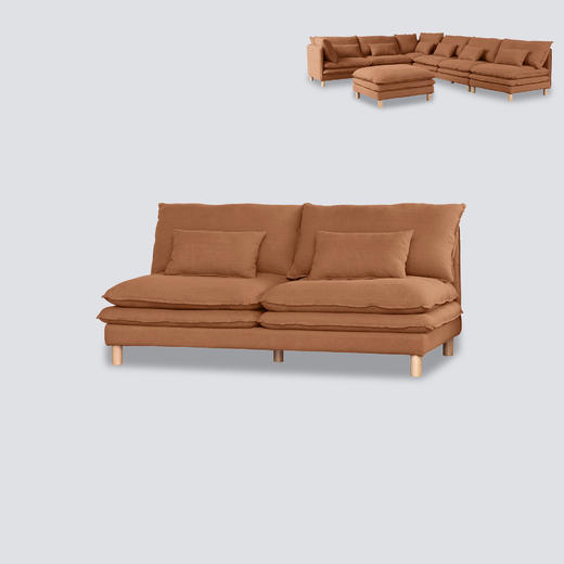 NS家居 ns furniture软包布艺组合沙发NSSF-5508 KD 商品图9