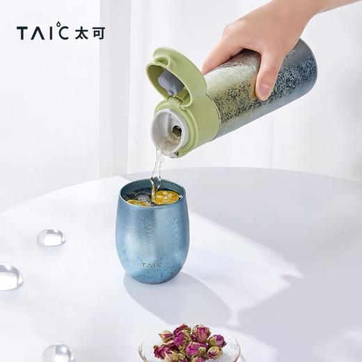 TAI℃太可 纯钛晶彩弹盖杯   420毫升 商品图3