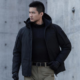 【龙牙上新】战之炽虎战术连帽羽绒服冬季保暖舒适男士户外休闲外套