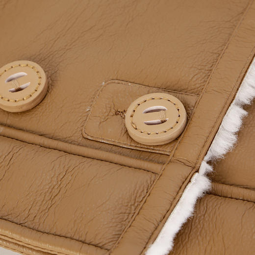 PP611斯尔丽2024冬季新款皮毛一体大翻领时尚减龄外套 商品图5