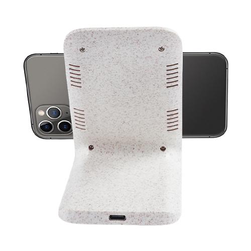 环保麦秸秆无线充手机支架 商品图2