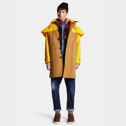 DSQUARED2 男士连帽大衣 混色 S74AA0292 S53003 124 商品图1