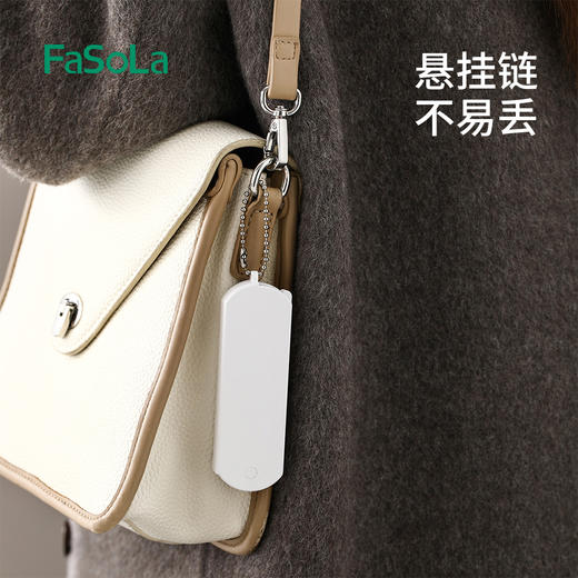 FaSoLa迷你随手化妆镜梳子一体两用学生女便携随身手拿补妆镜手柄镜 商品图7
