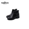 Safiya/索菲娅2024冬季休闲圆头粗跟时尚百搭烟筒靴 SF44116031 商品缩略图1