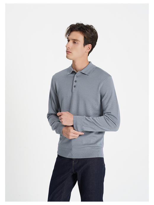 callisto灰色绵羊毛毛衣 商品图3