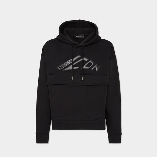DSQUARED2 男士徽标压花棉质连帽卫衣 黑色 S79GU0129 D25007 900 商品图0