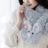 苏苏姐家绒绒动物围巾手工diy编织钩针毛线团自制围巾材料包 商品缩略图1