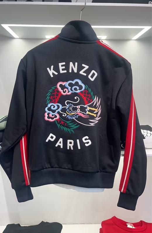 【特价商品不退不换】KENZO 拉链连帽卫衣女  FE52SW1204MZ-99J BLACK. 商品图1