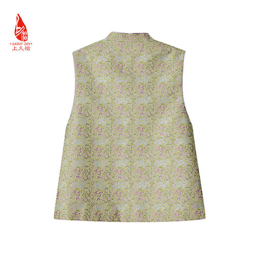 SAINTJOY/上久楷女式宋锦马甲 蔓草夔龙凤锦 CY1044207035 商品图1