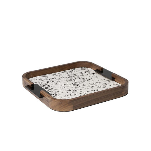【2款可选】娜家复古实木香薰托盘 商品图4