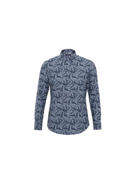 callisto蓝色聚酯纤维衬衫