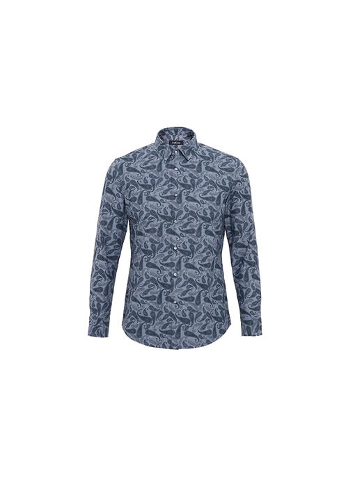 callisto蓝色聚酯纤维衬衫 商品图0