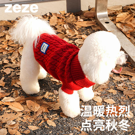 zeze绞花针织毛衣-B 商品图0