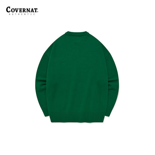 Covernat2023冬季新品C LOGO水手领针织衫情侣款套头毛衣CO2303KT06 商品图3