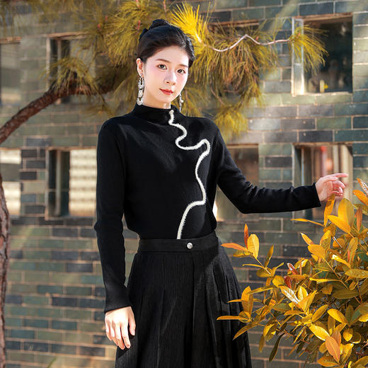 【秋冬保暖上衣】灵珑游弋毛织打底衫 | 现货加急发 商品图4