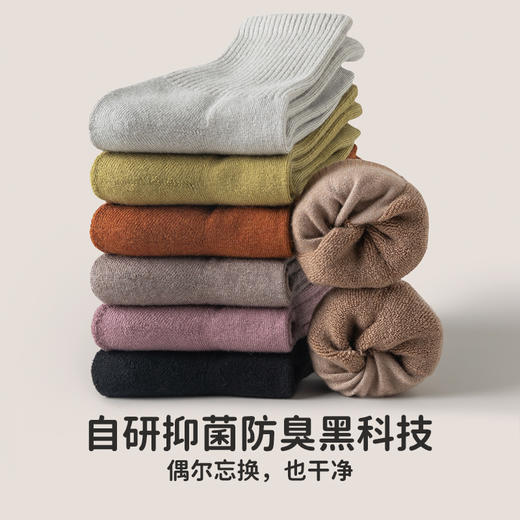 副歌羊毛抑菌女袜3双装1424（2月5号后发货） 商品图3