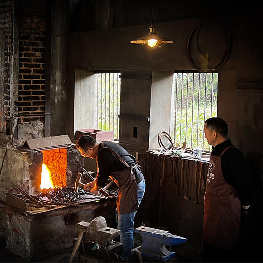 【周光兴非遗手作 | 多种刀具】非遗传承人亲制 纯手工全钢锻打！菜刀砍刀尖刀都有，锋利耐用~ 商品图10