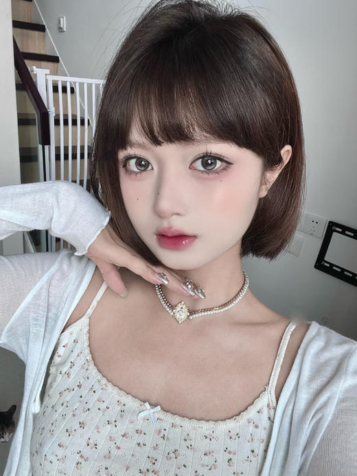 Chonos旗下 | 恋爱脑袋&薄藤朗姆 白狮参考着色待测  日抛 一盒十片装 商品图12