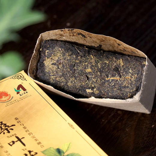 2024桑叶茯茶600g手筑茯砖茶 晋丰厚百年老茶号 桑叶茶安化黑茶 商品图2