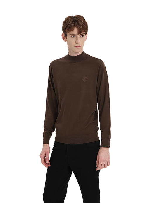 callisto咖啡色绵羊毛毛衣 商品图2