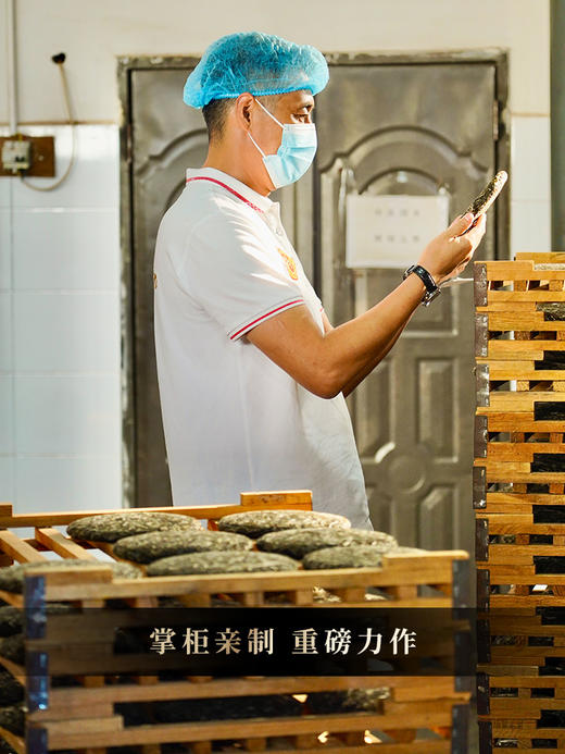 新品上新重磅力作【霸王青饼】2024年布朗山古树春茶，专为老茶油制作，重口味产品 极具辨识度！357g/饼 拍5发6拍20发25 商品图2