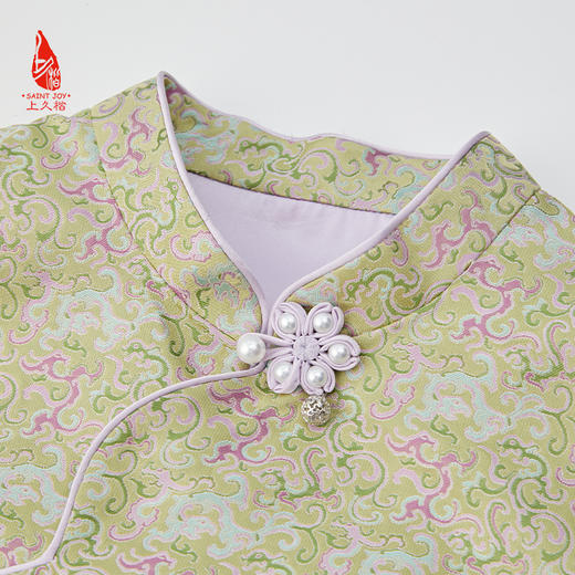 SAINTJOY/上久楷女式宋锦马甲 蔓草夔龙凤锦 CY1044207035 商品图2
