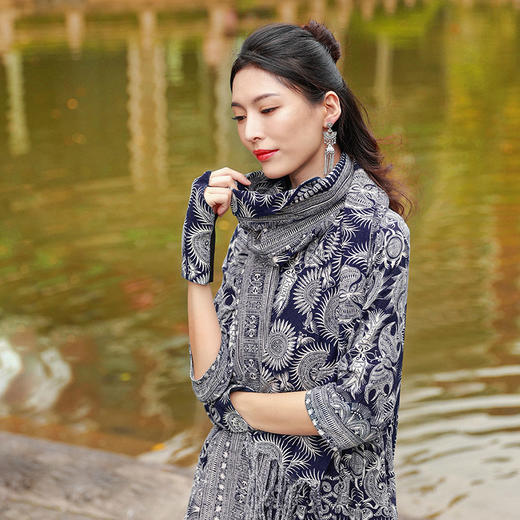 云南映象系列—雨生百谷围巾  | 现货加急发  商品图3