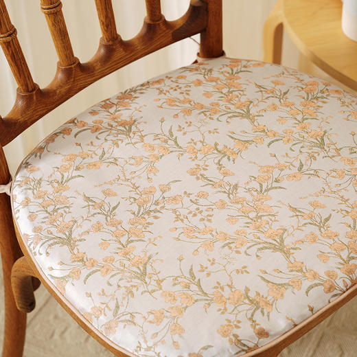 金枝玉叶马蹄型椅垫餐椅垫坐垫加厚座垫轻奢高级感家用四季新中式防滑 商品图5