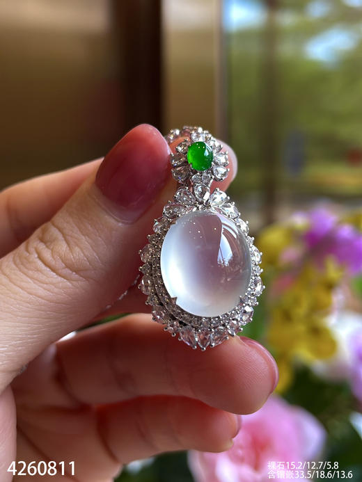 4260811，蛋面吊坠。具体价格微信咨询 商品图1