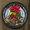 十二生肖战术臂章（鸡）个性装饰魔术贴章圆形精美图案装备男 商品缩略图3