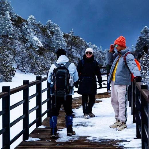 云南｜12.27周六轿子雪山景区路线一日游，成人儿童都可以去，惊艳雪景冰瀑，秋冬轿子雪山原始森林，昆明往返，登顶禄劝最高峰！ 商品图2