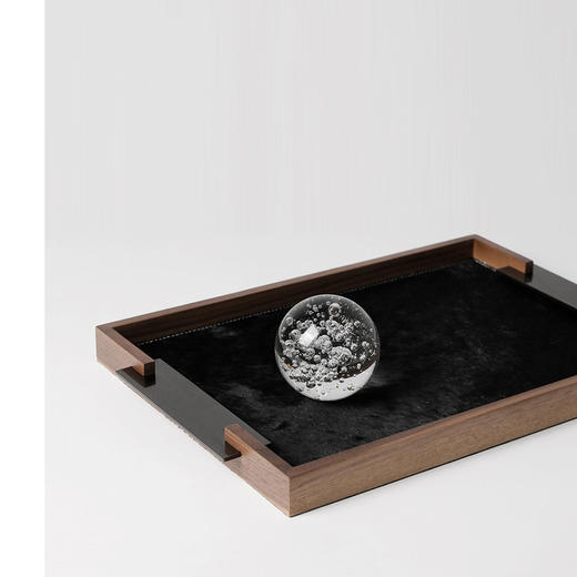 【2款可选】娜家复古实木香薰托盘 商品图2