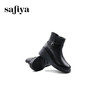Safiya/索菲娅2024冬季休闲圆头坡跟时尚百搭短踝靴 SF44116108 商品缩略图4