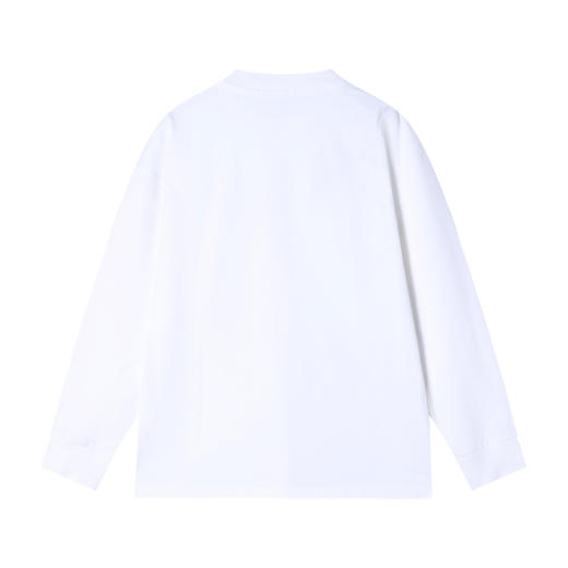 8678秋冬季新款圆领纯色舒适宽松复古插兜长袖休闲卫衣韩版简约 商品图4