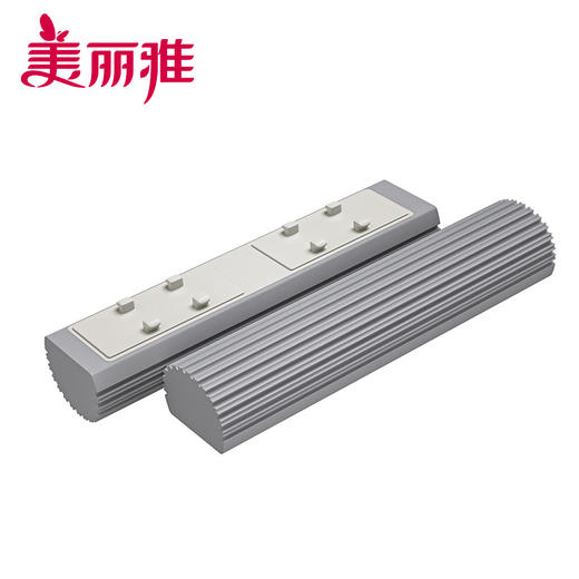 【滑轮式胶棉拖替换装】宽扣-美丽雅拖把头配件滑轮式胶棉海绵拖头28CM 商品图3