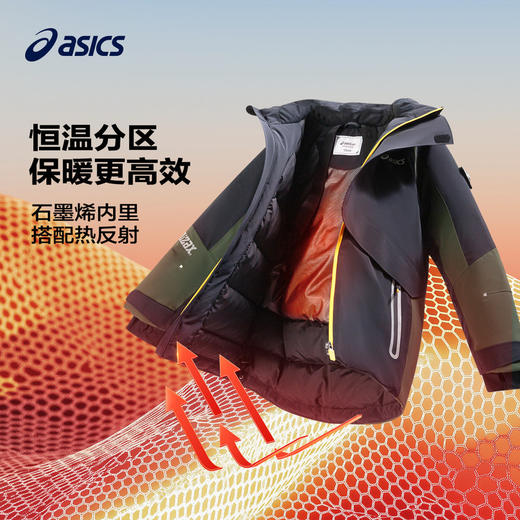 【商场同款】Asics/亚瑟士儿童户外防风冲锋羽绒服冬季新品 商品图1