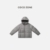 COCO ZONE 90鹅绒秋冬保暖休闲拉链连帽羽绒服CC2D3032 商品缩略图2