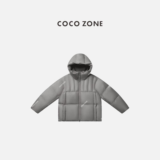 COCO ZONE 90鹅绒秋冬保暖休闲拉链连帽羽绒服CC2D3032 商品图2