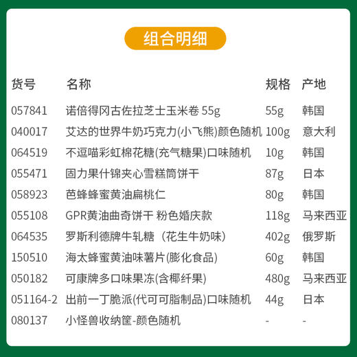 【约惠圣诞】缤纷圣诞闪耀新年小怪兽收纳筐-209款/080137 颜色随机 商品图1