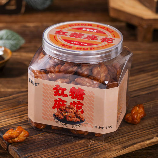 若友所食红糖麻花 165g/袋 320g/罐 商品图2