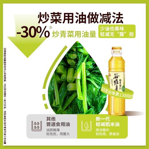 金龙鱼谷维多轻减稻米油400ML 商品图1