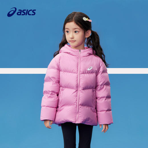 【商场同款】Asics/亚瑟士童装儿童宝宝可爱小耳朵羽绒服冬季新款 商品图1
