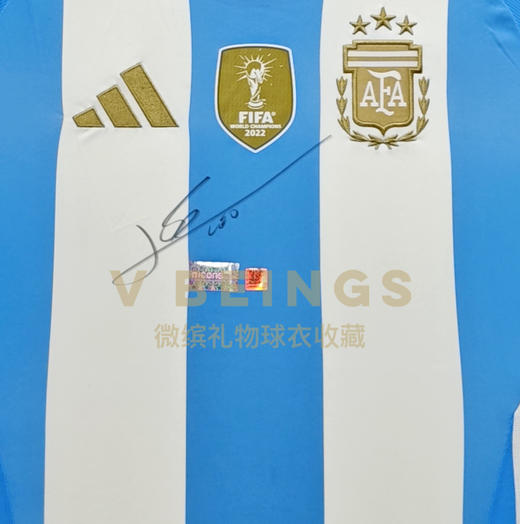 收藏系列 梅西 三星阿根廷正面 24/25赛季 亲笔签名球衣 商品图2